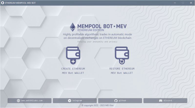 Ethereum MEV Bot start